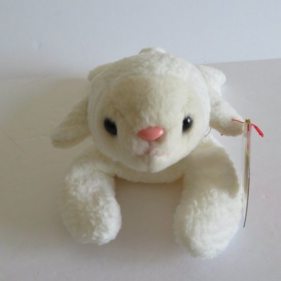 Retired Ty Beanie Baby Fleece (Lamb), NWT - Picture 1 of 8